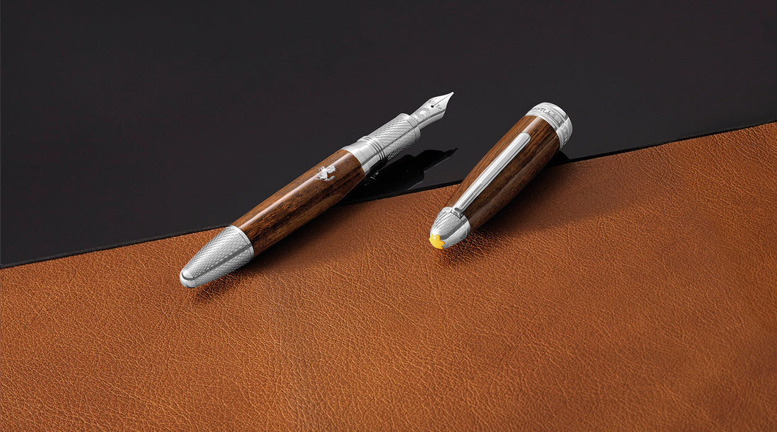 Montblanc e Ferrari - Velocidade escrita à mão